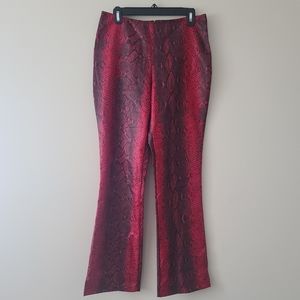 Vintage snake print pants